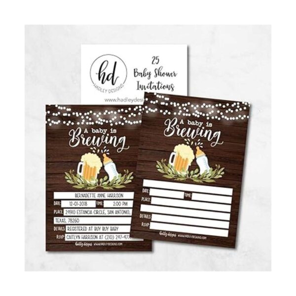 25 invitaciones de ducha de bebé Coed Sprinkle invitar_2