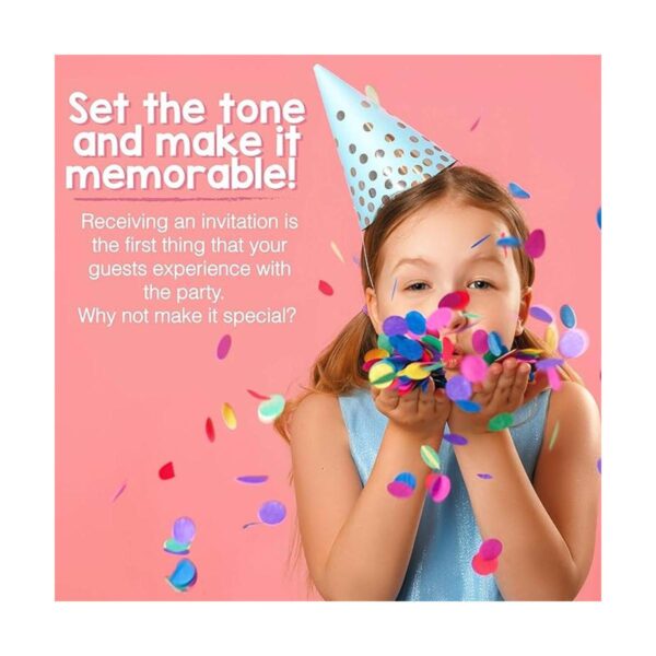 25 invitaciones de fiesta de cumpleaños para pony