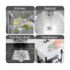 25 pegatinas desechables de malla de drenaje para ducha_4
