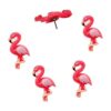 25 piezas de pasadores de flamenco rosa lindo chincheta