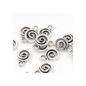 25 redondo de plata Swirl encanto 11 x 8.7 yard ns785_1