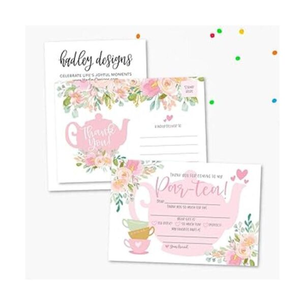25 tarjetas de agradecimiento para niños en blanco con_4