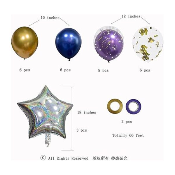 26 globos de estrellas centelleantes para fiesta de_2