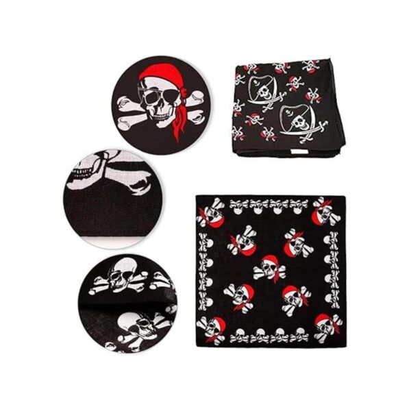 26 piezas de suministros de fiesta pirata Pirata Capitán_2