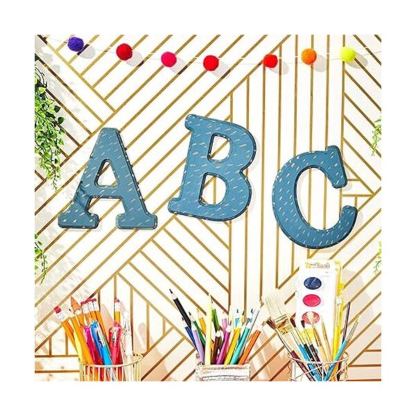 26 letras del alfabeto de madera para manualidades ABC de