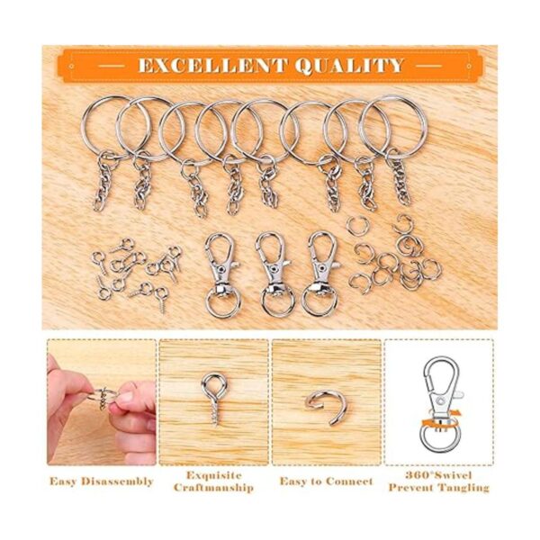 270 borlas de llavero anillos de llavero Acejoz para