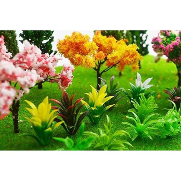 28 piezas de adornos de plantas de jardín en miniatura