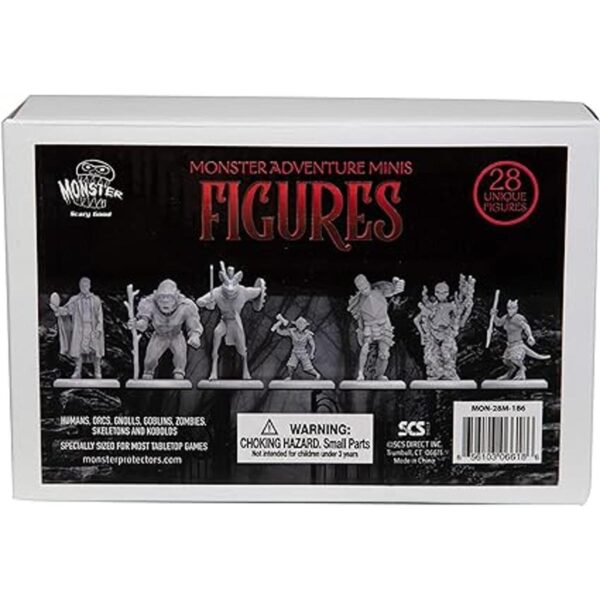 28 mini figuras de fantasía pintables todos los diseños_2