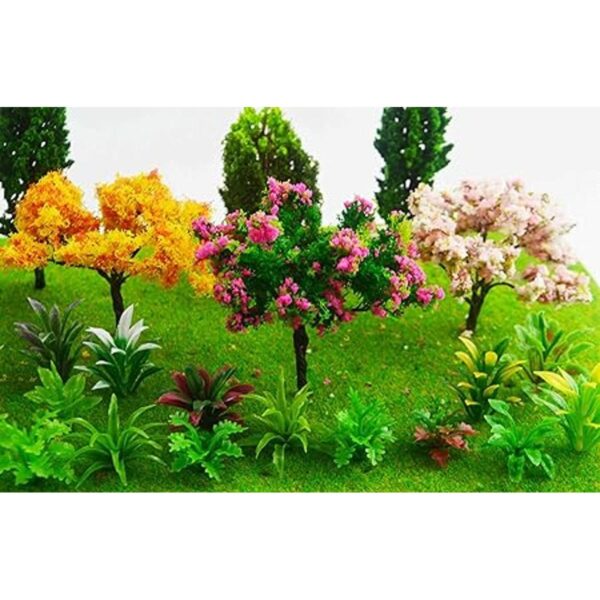 28 piezas de adornos de plantas de jardín en miniatura