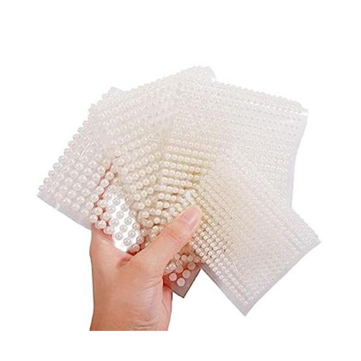 2800 pegatinas de perlas autoadhesivas de espalda plana