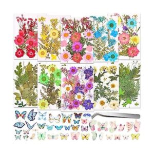 297 calcomanías de mariposa prensadas secas para resina_1