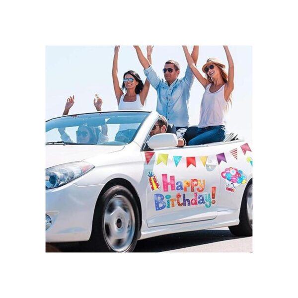 29 imanes de feliz cumpleaños para desfile de coche y