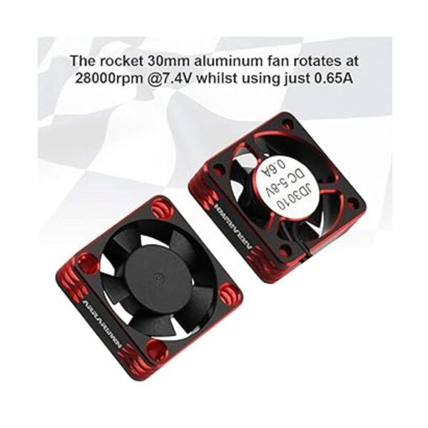 2Pack RC coche motor ventilador de refrigeración disipador