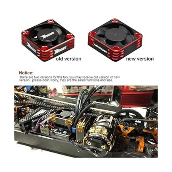 2Pack RC coche motor ventilador de refrigeración disipador