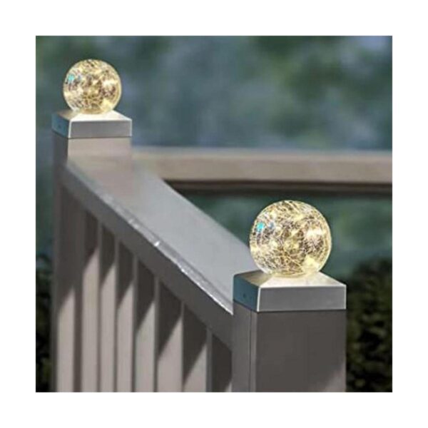 2PK Solar Post Cap Lights Waterproof Outdoor Cap Lights_1