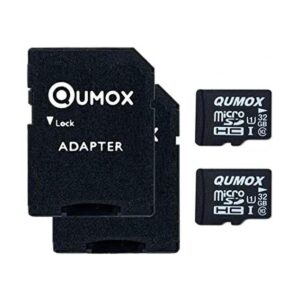 2pcs Pack Qumox tarjeta de memoria Micro SD de 32 GB Clase_1