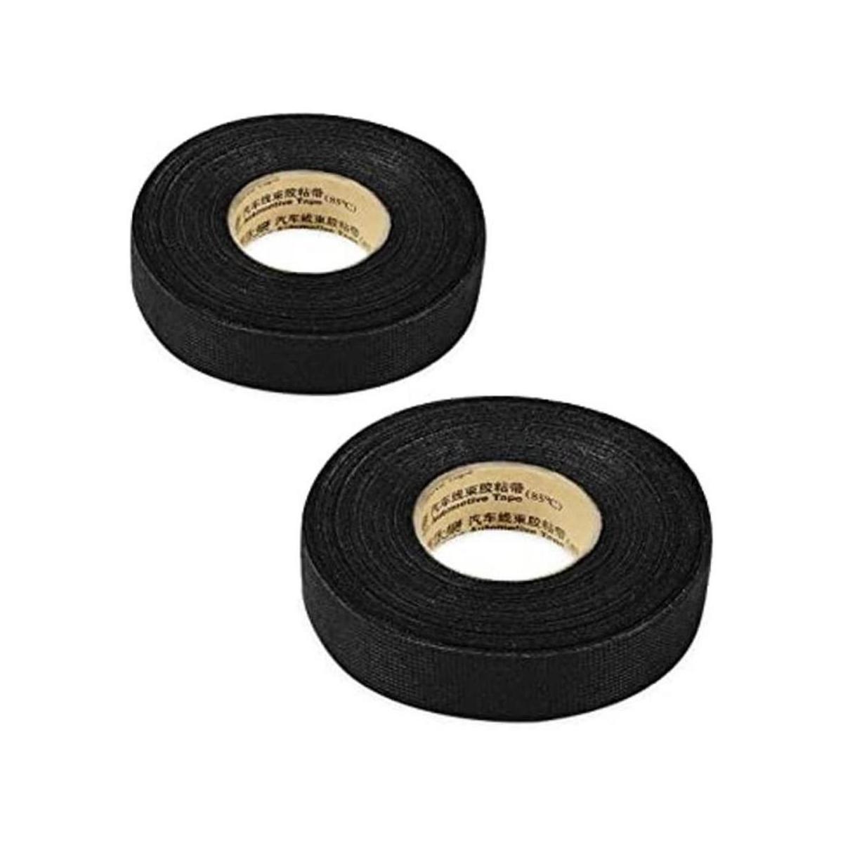 2pcs Cableado Loom Arnés adhesiva de tela tela cinta 19