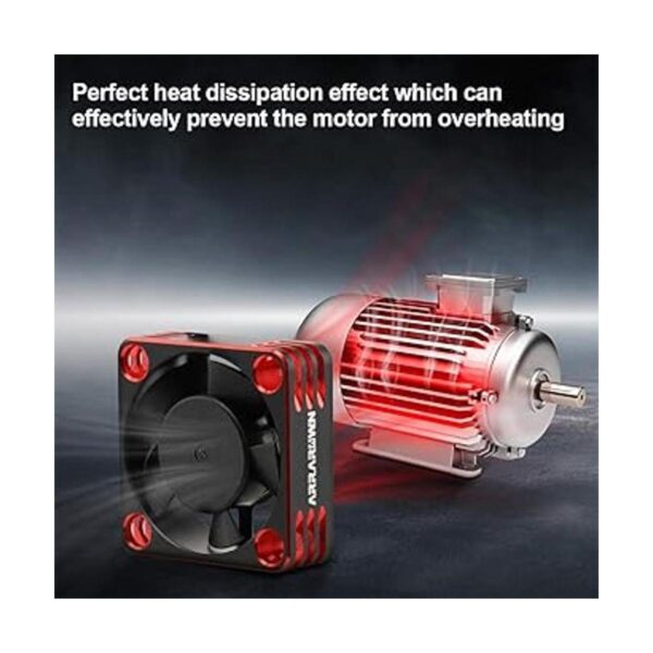 2Pack RC coche motor ventilador de refrigeración disipador