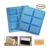 3 PCS Rectangle Silicone Molds SENHAI 6Cavity Cake Baking