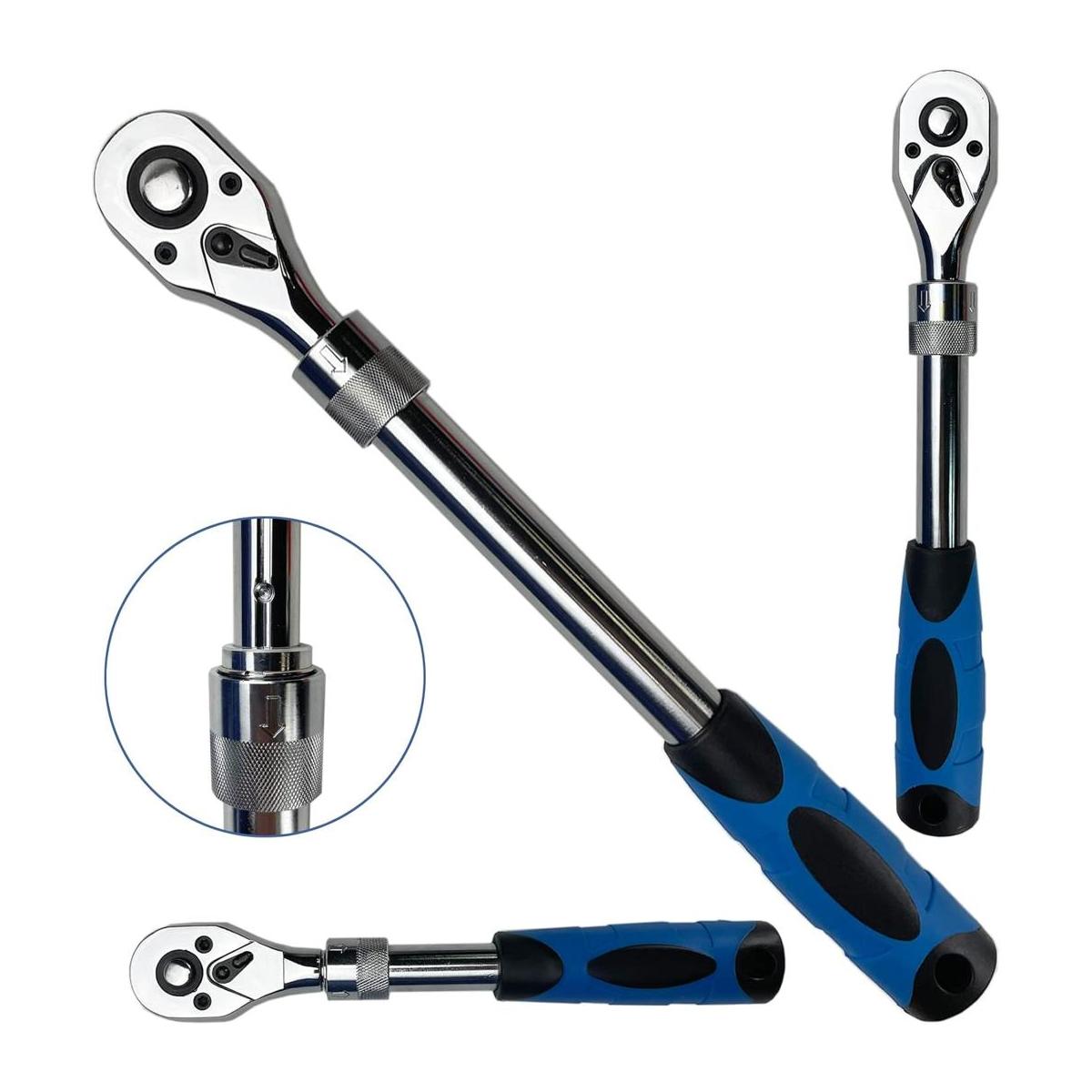 3 Piece Extendable Ratchet Set 14 38 12 Drive