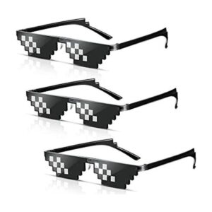 3 Pack al por mayor Thug Life 8 Bits Pixelated Meme Party