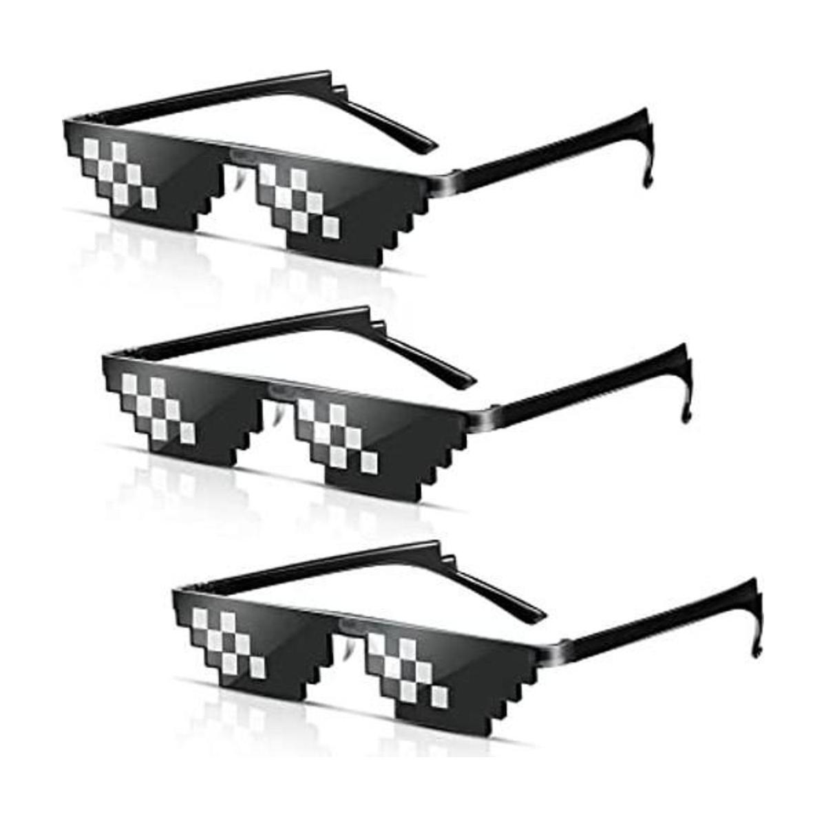 3 Pack al por mayor Thug Life 8 Bits Pixelated Meme Party