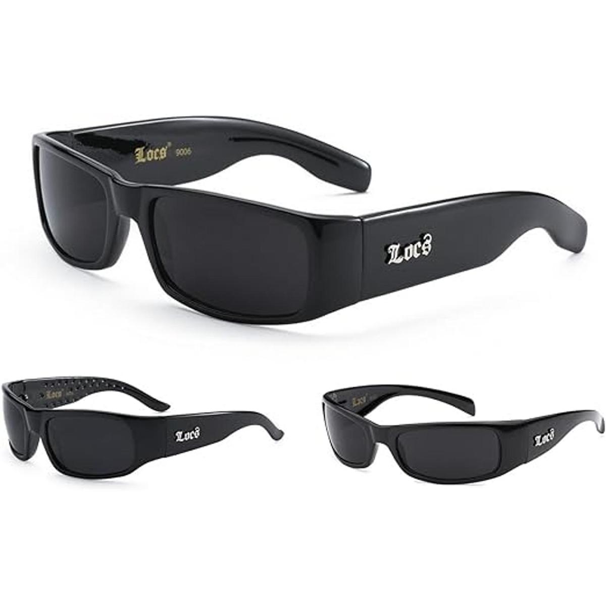 3 Pack locomotoras Mens Hardcore Shades Negro Oscuro Urban