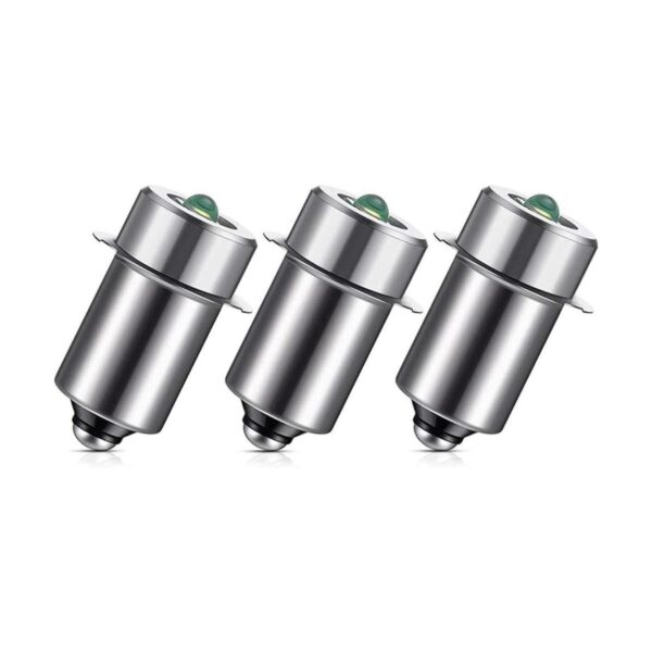 3 bombillas LED de repuesto de 3 a 6 V de 3 W CC3 V