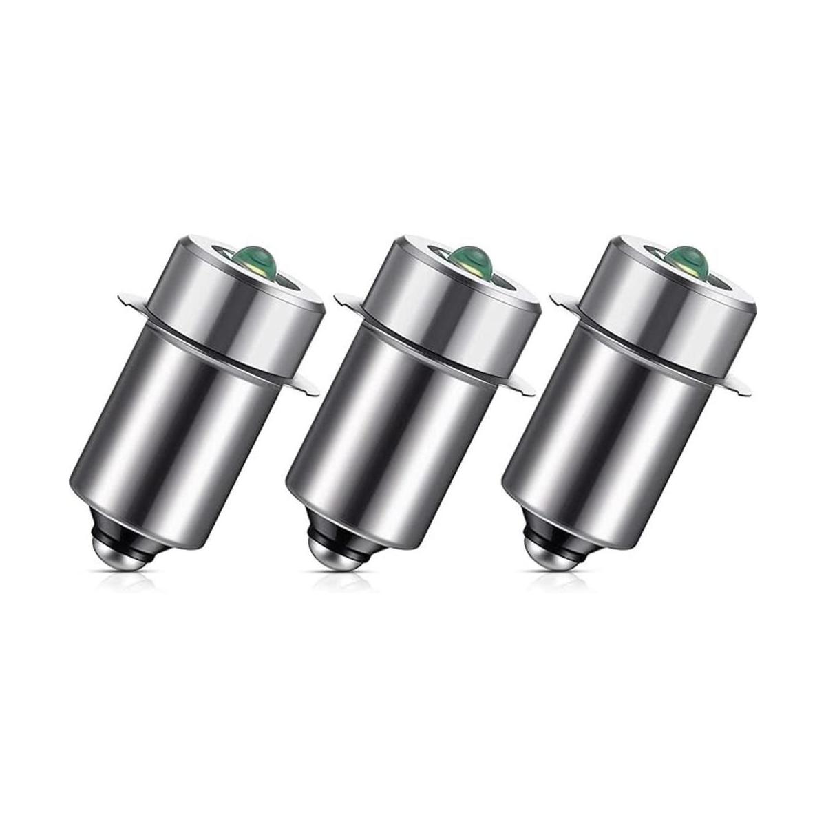 3 bombillas LED de repuesto de 3 a 6 V de 3 W CC3 V