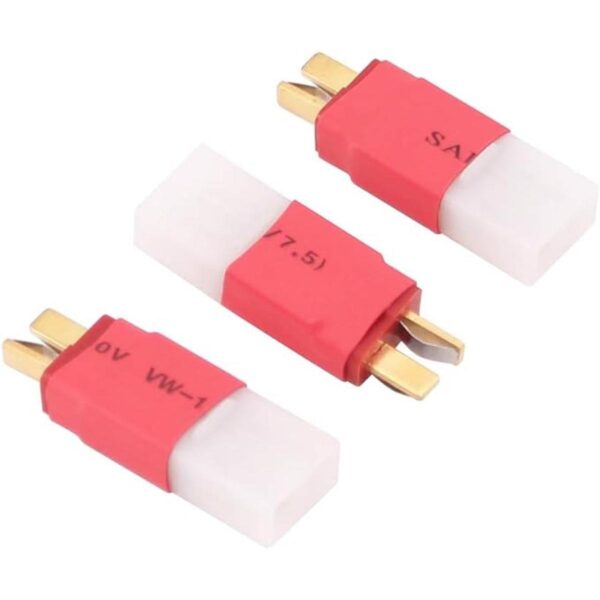 3 adaptadores de conector macho a hembra grande Tamiya_2