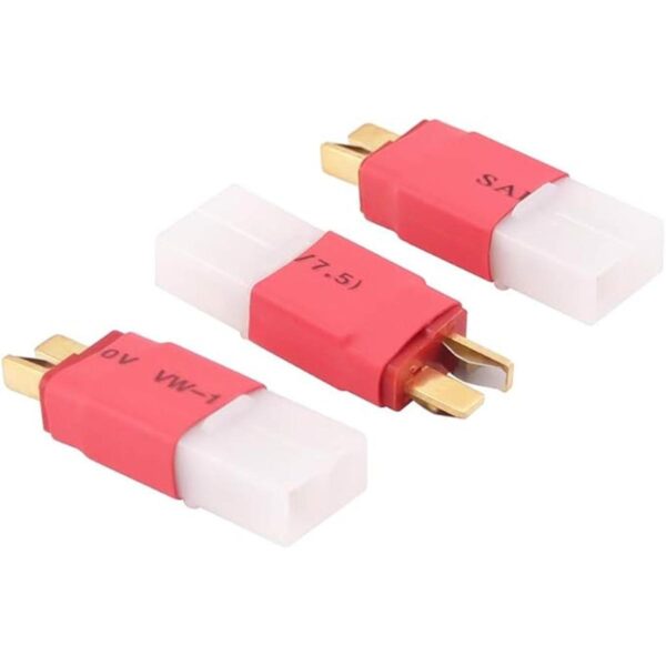 3 adaptadores de conector macho a hembra grande Tamiya_1