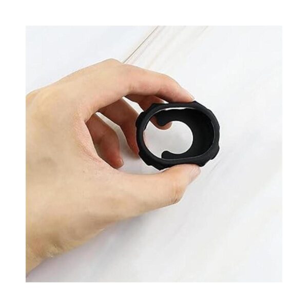 3 fundas de silicona para reloj de pulsera color negro a