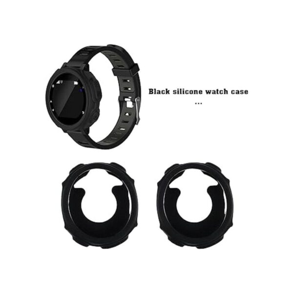 3 fundas de silicona para reloj de pulsera color negro a
