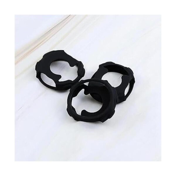 3 fundas de silicona para reloj de pulsera color negro a