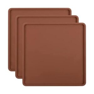 3 hojas deshidratadoras de silicona con borde para