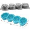 3 moldes de jabón para barra de masaje 4.5 oz 4 cavidades