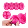 3 moldes de jabón para barra de masaje 4.5 oz 4 cavidades
