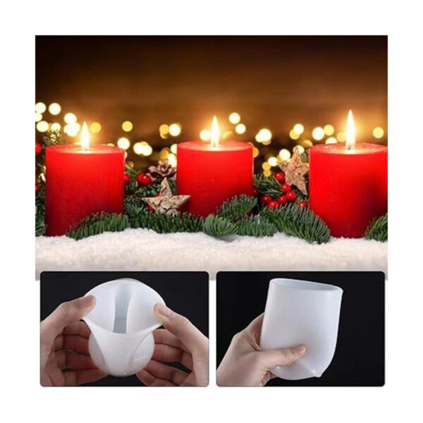 3 moldes de velas de silicona para hacer velas moldes de
