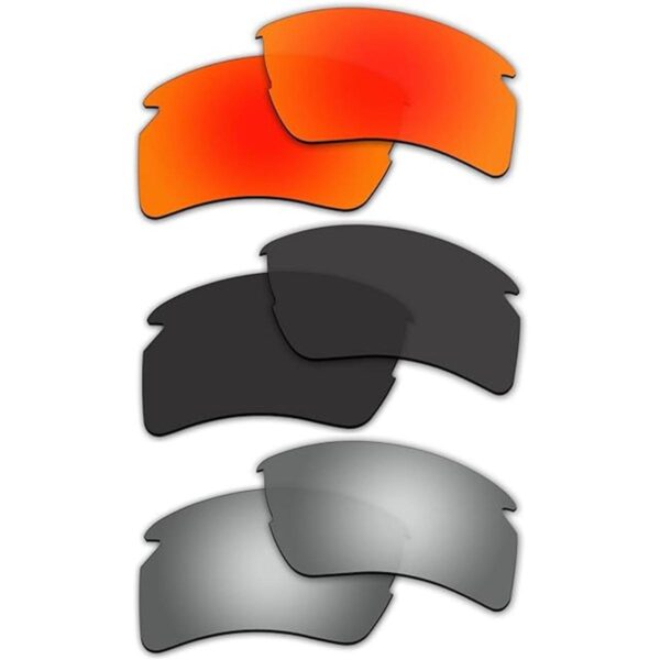 3 par de lentes polarizadas para Oakley Flak 2.0 XL_2