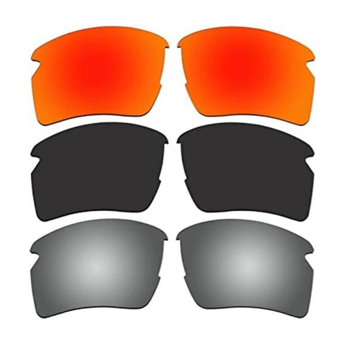 3 par de lentes polarizadas para Oakley Flak 2.0 XL