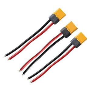 3 piezas Amass XT60 Conector Pigtail macho XT60H Enchufe_1