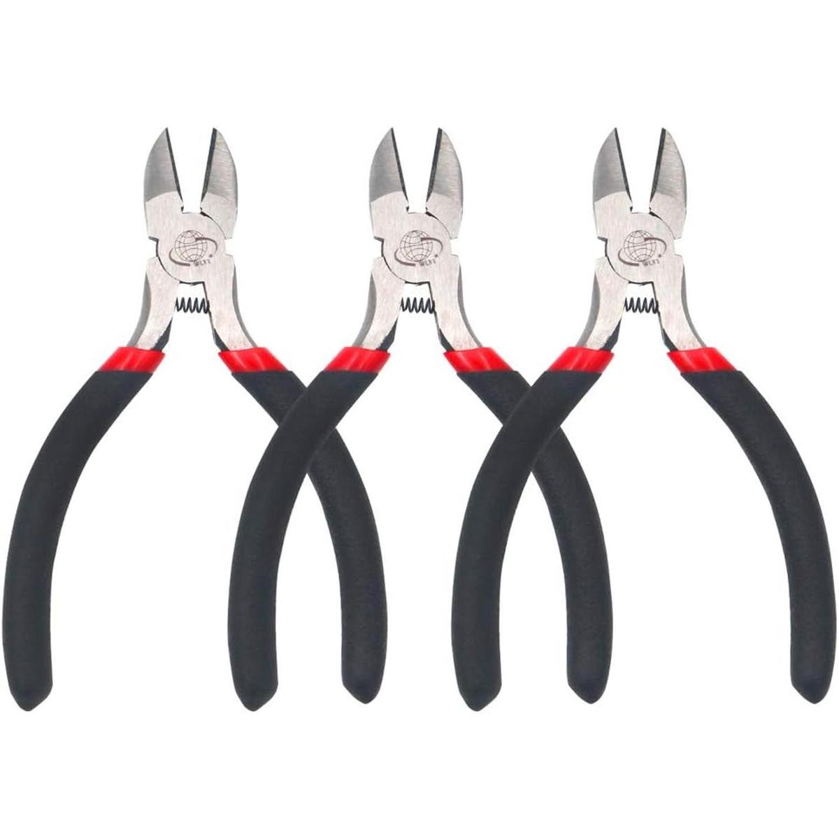 3 piezas Mini alicates de corte diagonal 43 pulgadas
