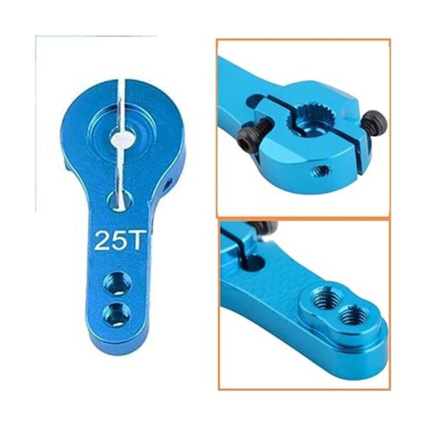 3 piezas Vgoohobby 25T aluminio servo cuernos brazos M3_5