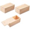 3 piezas de 7.87 x 3.94 x 3.15 pulgadas sin terminar caja