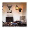 3 piezas de decoración colgante de madera de cráneo de