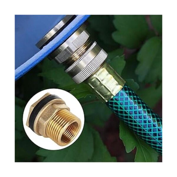 3 piezas de latón sólido conector de tanque de agua para