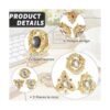 3 piezas de dragón dorado Fidget Cool Fox Finger Spinner_3