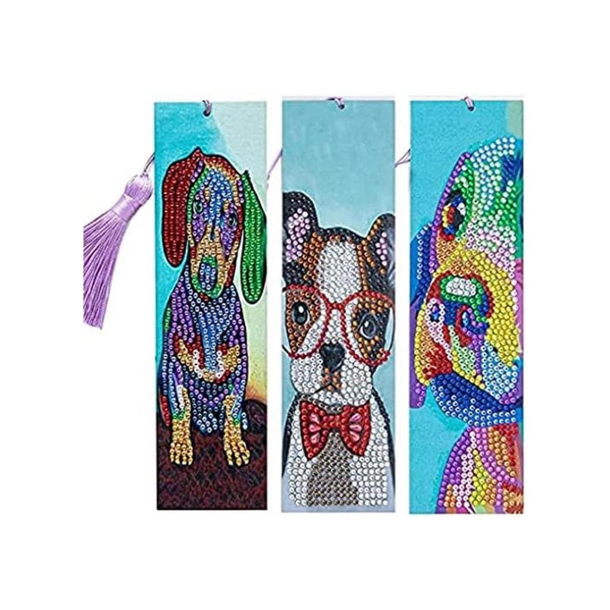 3 piezas de pintura de diamante kits de dibujos animados
