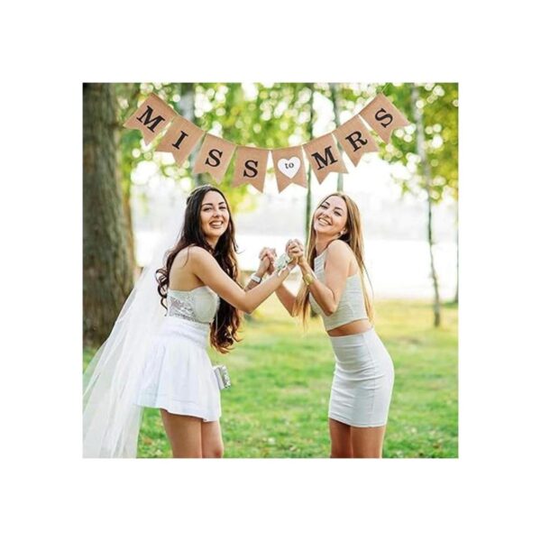 3 piezas de pancarta de despedida de soltera decoración_5
