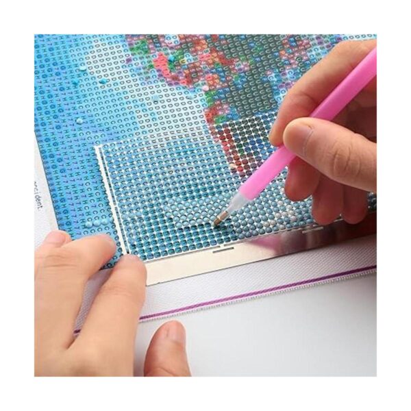 3 reglas de pintura de diamantes de acero inoxidable con